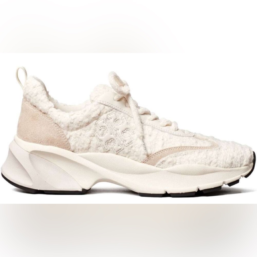 Tory Burch Cream Sherpa Runner Sneaker